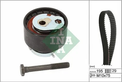 Produktbild von INA 530 0850 10 Zahnriemensatz + Spannrolle für LAND ROVER Range Rover Sport (L494)