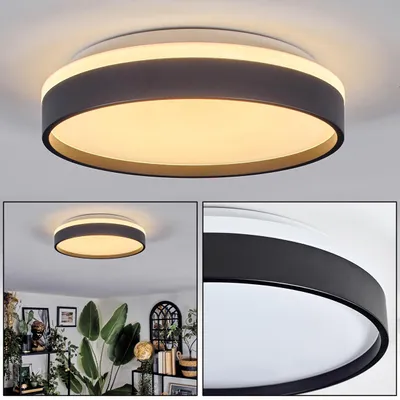 Produktbild von Canino Deckenlampe aus Metall/Kunststoff in Schwarz/Weiß