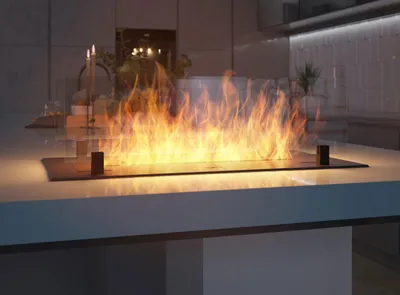 Image de InFire Insert Slim 600 Insert de cheminée à l'éthanol