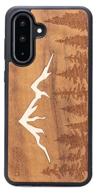 Produktbild von Bewood Holzhülle für Samsung Galaxy A26 5G MOUNTAINS IMBUIA