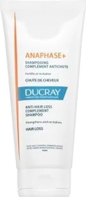 A white tube of Ducray Anaphase+ Anti-Hair Loss Complement Shampoo.