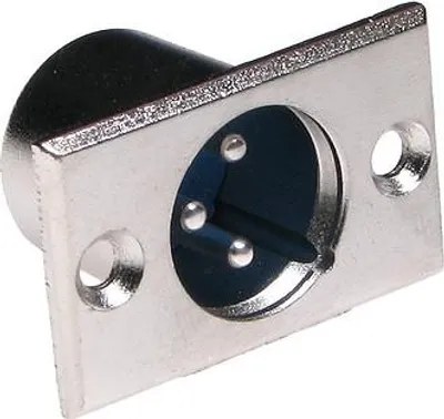 Immagine prodotto di Connettore microfonico XLR, supporto per alloggiamento a 3 poli