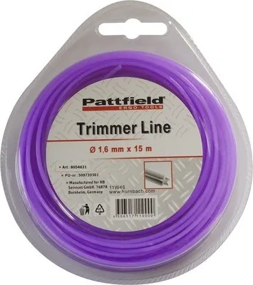 Produktbild von Ersatztrimmerfaden Pattfield Nylon, 1,6mm, 15m