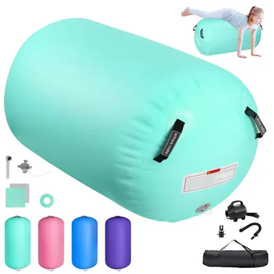 Obrázok produktu pre Gymnastická podložka, 100/120 cm, s pumpou, gymnastická podložka pre domáce použitie