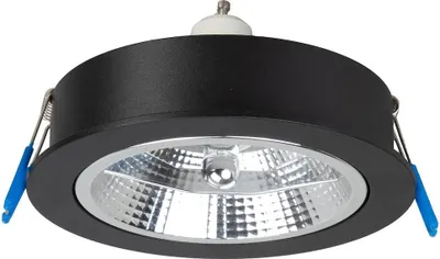 Productafbeelding van Inbouwspot Rond Zwart, 1x AR111, fitting GU10