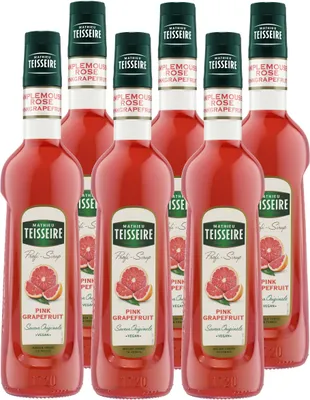 Zdjęcie produktu dla Syrop do napojów Mathieu Teisseire Pink Grapefruit 0,7 l (opakowanie 6 sztuk)