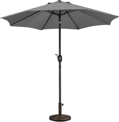 Produktbild von Marktparasol, kantelbaar, rond, zwengelparasol, 10/14 kg, für Außen- und Balkonbereich