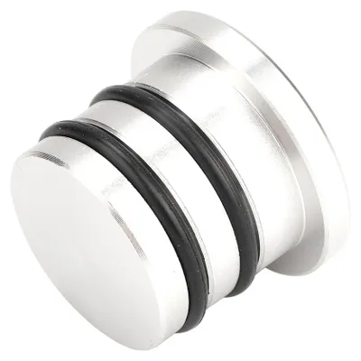 Obrázok produktu pre Zátka z hliníka, priemer 35 mm (1-3/8"), určená na blokovanie ventila BOV – uzatváracia krytka, zátka na olejové potrubie, adaptér na ventil, príslušenstvo pre automobilové turbosústavy