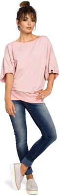 Produktbild von BeWear Damenbluse Lara B048 rosa S/M