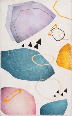 Produktbild von Teppich >Picassa< in Multi, 100% Polyester - 230x160cm (LxB)