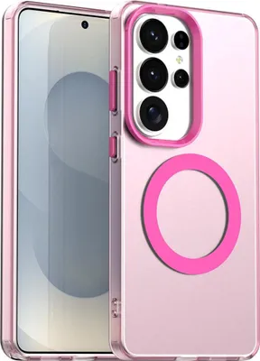 Obrázok produktu pre MagSafe puzdro na mobilný telefón pre Samsung Galaxy S26 Ultra Candy Design TPU PC Case Pink