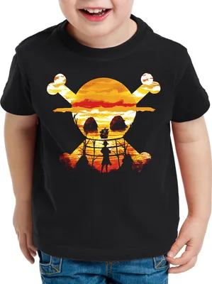 Produktbild von style3 Pirate Sunset Kinder T-Shirt one anime japanisch