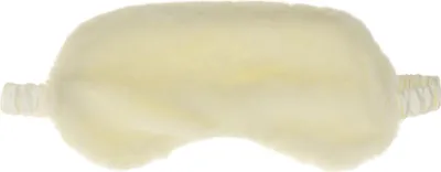 Produktbild von Schlafmasken, weiche Plüsch-Schlafmasken, Reise-Nickerchen-Augenbinde, atmungsaktive Nachtmasken, Hellgelb