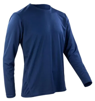 Image de Spiro - T-shirt « Performance » pour hommes/femmes, manches longues, FK1835 (L) (bleu marine)