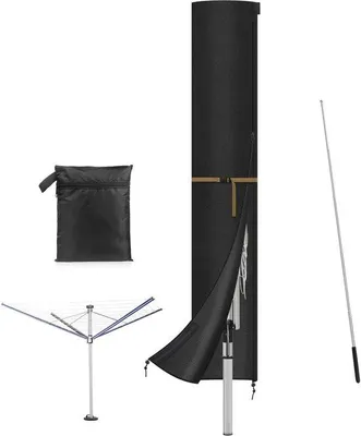 Produktbild von Wasserdichte Abdeckhaube für Wäscheständer 185x32cm
