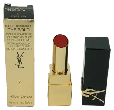Produktbild von Yves Saint Laurent Rouge Pur Couture The Bold, Rot, Wilful Red, 1 Farben, Färbung, Glättend, Feuchtigkeitsspendend, Frauen, Glanz