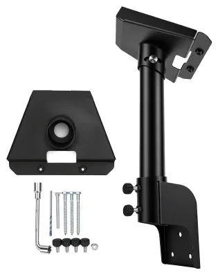 Obrázek produktu pro Standardní držák 4/4X, kompatibilní se Starlink. Nastavitelný držák antény o 360°, určený k montáži na zeď, střechu nebo okap, vhodný pro venkovní použití