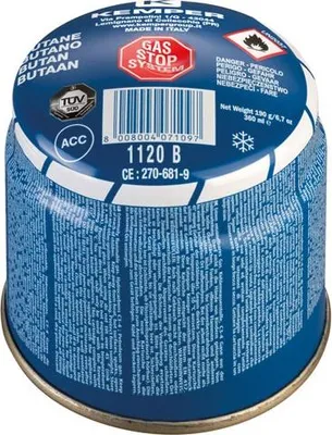 Produktbild von Butangaspatrone Butan Durchsteckbar 190 g mit Sicherheitsverschluss Stop Gas - Sonstiges