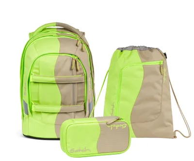 Produktbild von Satch Schulrucksack-Set PACK Double Trouble 3-teilig, ergonomisch