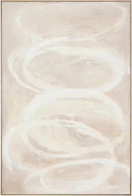 Produktbild von Gerahmte Leinwandbilder Krisna beige 150x100cm