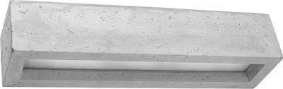 Produktbild von Wandleuchte VEGA 50 Beton 2xE27 15W Beton/Glas 10x12x50cm Sollux Lighting