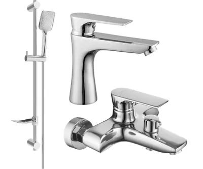 Zdjęcie produktu dla Mexen Axel DF62 zestaw wannowy, chrom - 73803DF62-00