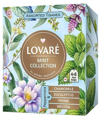 Zdjęcie produktu dla LOVARÉ Kolekcja miętowa 41,6 g (32 saszetki, kolekcja herbat)