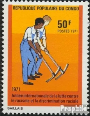 Produktbild von Briefmarken Kongo (Brazzaville) 1971 Mi 328 (kompl.Ausg.) postfrisch Jahr gegen Rassendiskriminierung