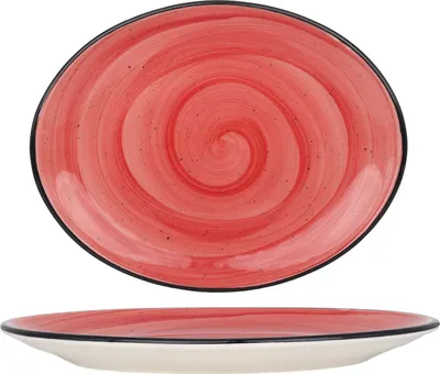 Image de Bonna Bol de service - Aura Passion - Porcelaine - 31x24 cm