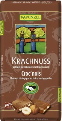 Produktbild von Rapunzel - Krachnuss Vollmilch Schokolade Haselnuss HIH - 100 g