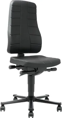 Produktbild von Bimos Arbeitsdrehstuhl Highline mit Rollen Integralschaum Höhe 450-600mm - 9643-2000