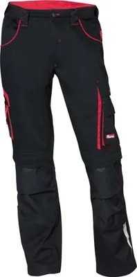 Produktbild von FORTIS H-Bundhose 24, schwarz/rot Gr.102