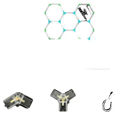 Obrázek produktu pro LED stropní svítidlo do garáže, jasné osvětlení 6500K, snadná instalace, model HE2417-440