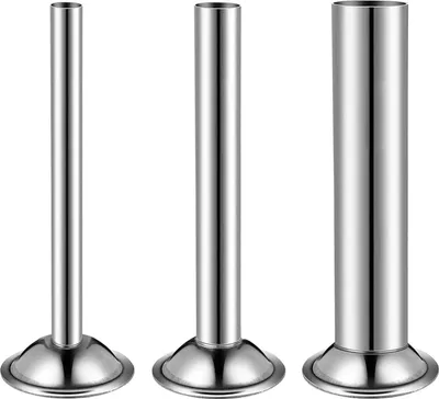 Produktbild von Wurstfüllrohre - 3 Größen - Edelstahl - Set von 3