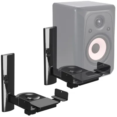 Produktbild von RICOO Lautsprecher Wandhalterungen Schwenkbar Neigbar 2-er Set Boxen Universal H