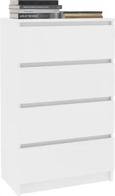 Produktbild von "SALE 2026"Kommoden - Weiß Sideboard Weiß 60x35x98,5cm Holzwerkstoff Stabli Möbel3320379