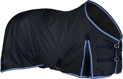 Productafbeelding van Paardendeken Waterdicht - Turnout Laken - Paard Beschermen - Lichtgewicht Ademend - 75 inch - Donkerblauw