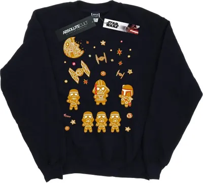 Produktbild von Star Wars - "Gingerbread Empire" Sweatshirt für Herren BI45871 (3XL) (Marineblau)