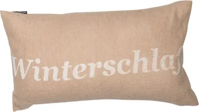 Zdjęcie produktu dla David Fussenegger Poszewka na poduszkę Silvretta „Winterschlaf” 30 x 50 cm Orzech