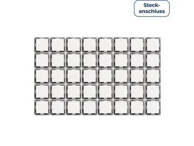 Produktbild von 40x Wechselschalter McPower "Flair", 250V/10A, UP, Klemmanschluss, weiß, matt
