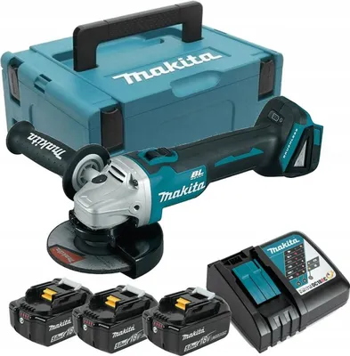 Obrázok produktu pre Makita DGA504RT3J, 8500 ot/min, 12,5 cm, Batérie, 2,5 kg, Bezkartáčový motor
