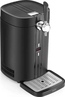Image de Machine à Bière - Système Bière Pression Pour Fût 5 L - Température Réglable-inox Noir - Kitchenchef