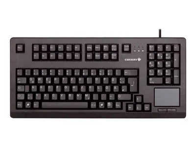 Zdjęcie produktu dla CHERRY TouchBoard G80-11900, Pełnowymiarowy (100%), Przewodowa, USB, Mechaniczna, QWERTZ, Czarny