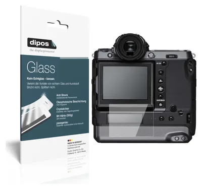 Produktbild von 1x Schutzfolie für Fujifilm GFX100 - Anti-Shock 9H Folie dipos Glass Kunststoffglas