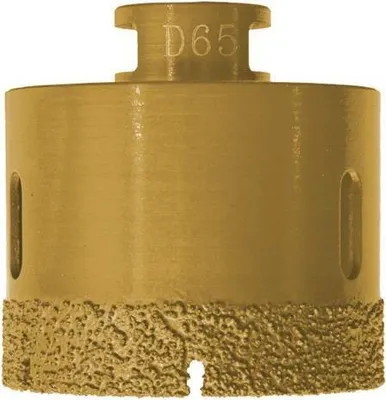 Produktbild von Profi Fliesenbohrkrone Vakuum M14 Trocken Ø 65 mm  / NL 45 mm