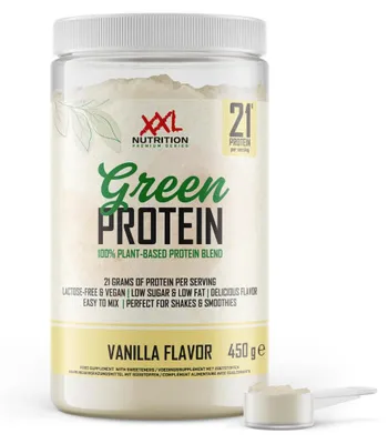 Productafbeelding van XXL Nutrition Green Protein - Vanille (450 gr)