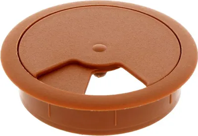 Produktbild von Kunststoff Kabeldurchlass 5er Pack Kabelöffnung ø60mm Kabelführung rund braun