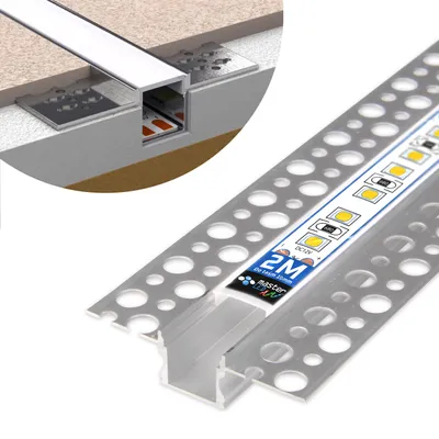 Produktbild von MasterLED LED-Aluprofil Trockenbau 10 mm 2 m Silber eloxiert für LED-Streifen