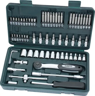 Obrázek produktu pro BRÜDER MANNESMANN M29165, Černá, Zelená, 65 nástroje/nástrojů