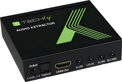 Produktbild von Techly HDMI Audio-Extractor LPCM 7.1 4K, UHD, 3D